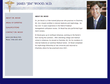 Tablet Screenshot of drjimwood.com